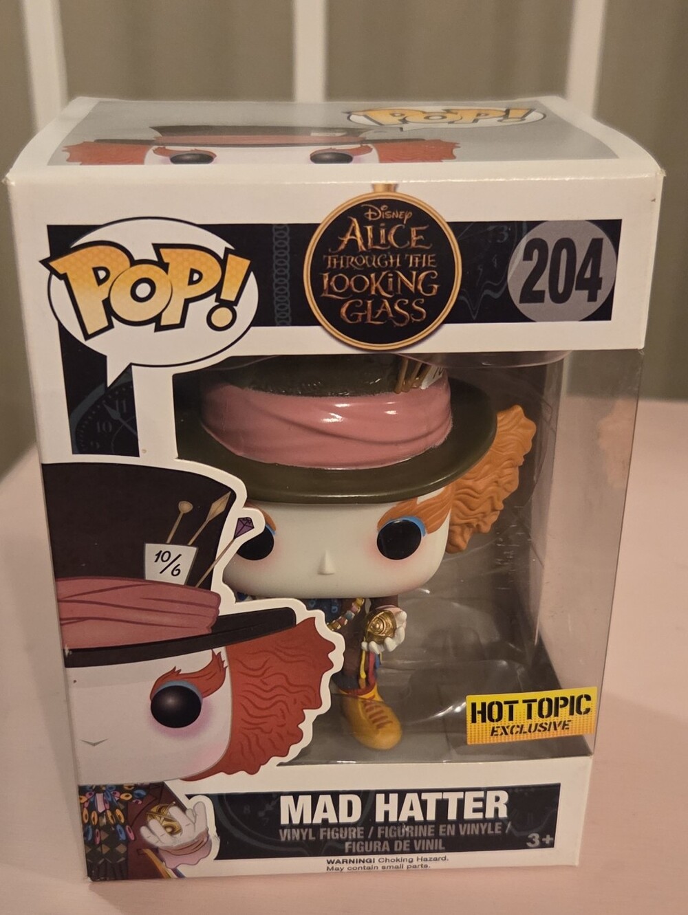 ♡ funko pop! alice through the looking glass - mad hatter #204 ♡